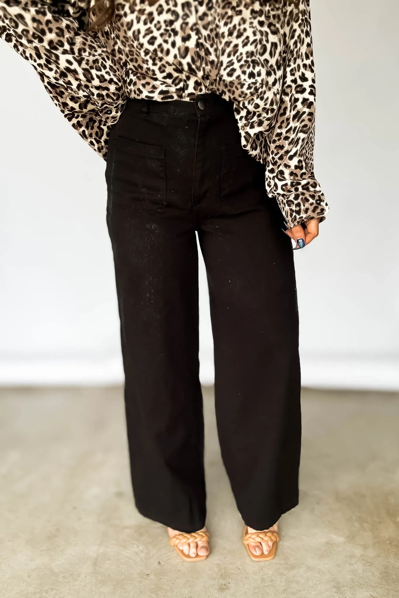 High-Waist Wide-Leg Pants