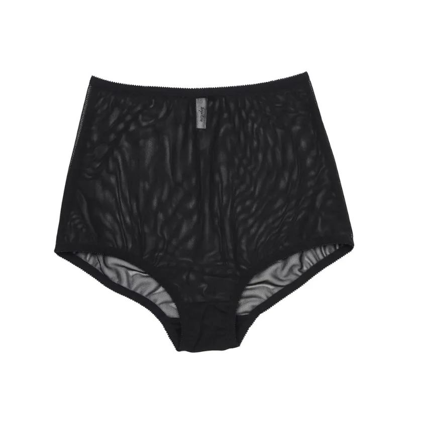 Jeanne Knickers Black Mesh