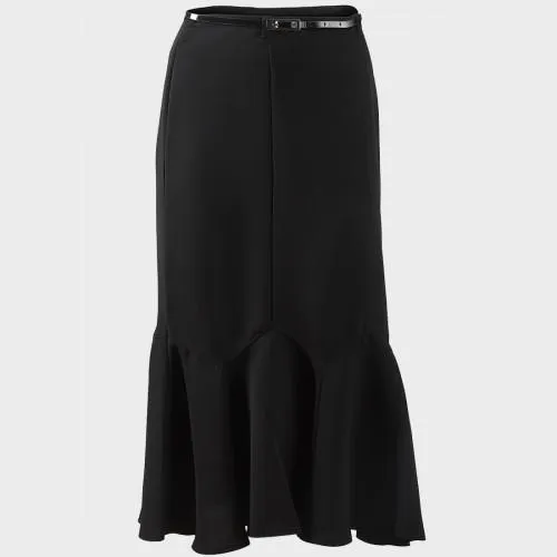 Ladies Black Trumpet Skirt