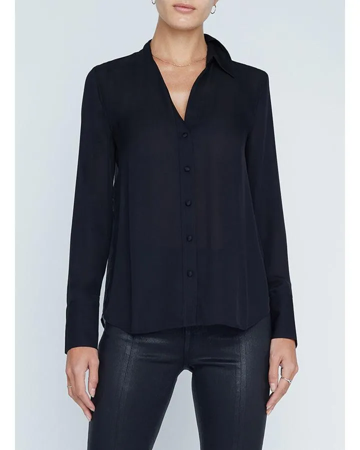 L’Agence Hailie French Word Back Blouse