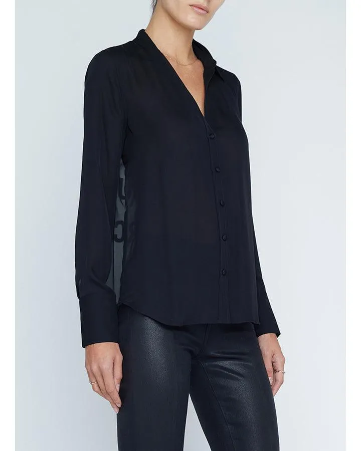 L’Agence Hailie French Word Back Blouse