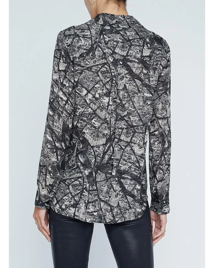 L’Agence Nina Paris Map Blouse