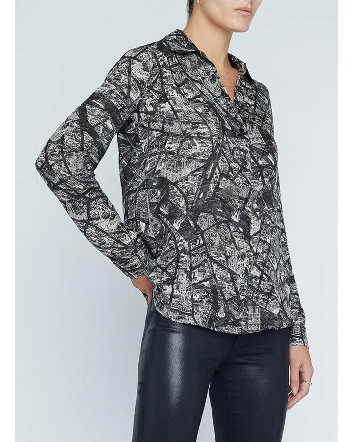 L’Agence Nina Paris Map Blouse