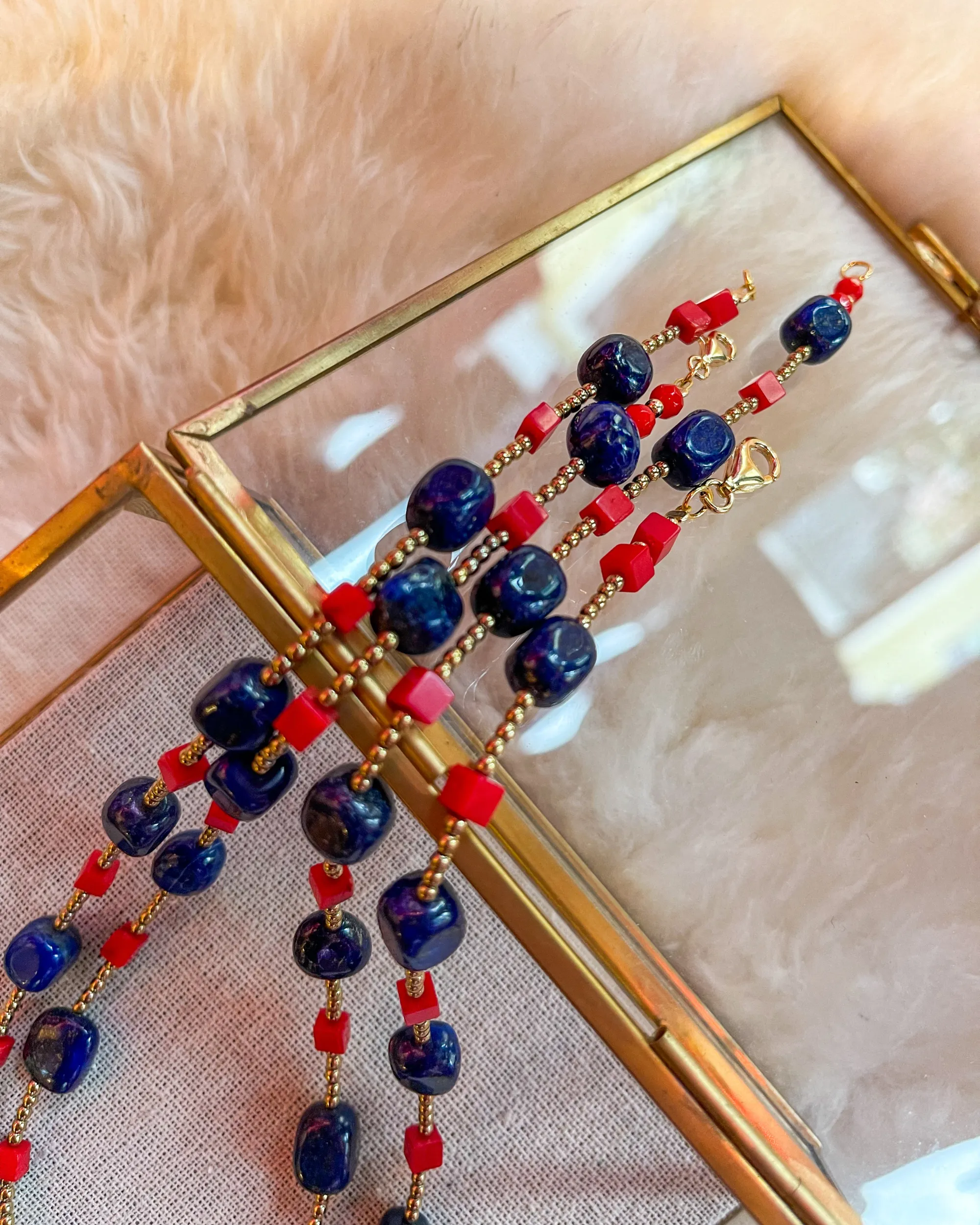 Lapis Coral Necklace