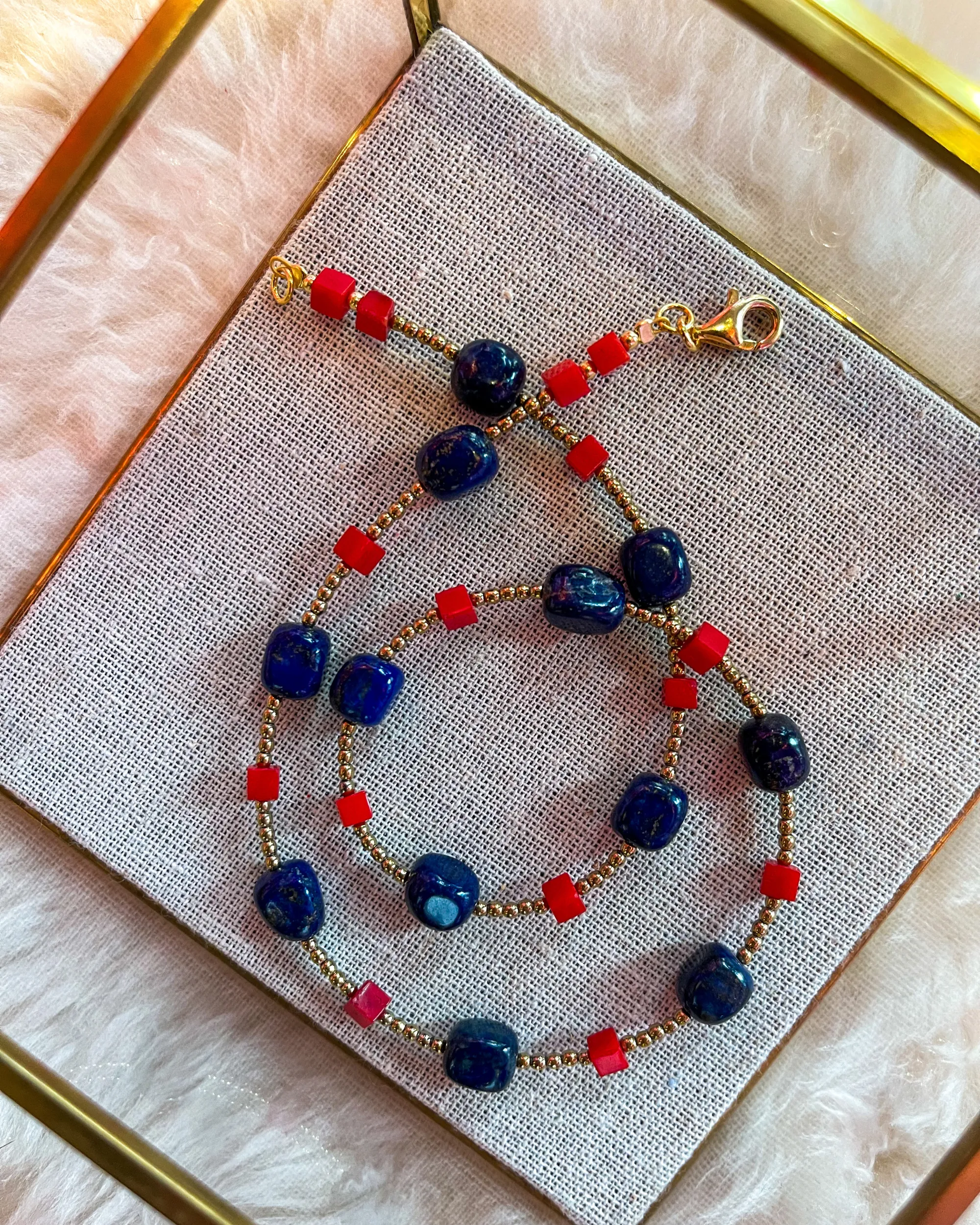 Lapis Coral Necklace