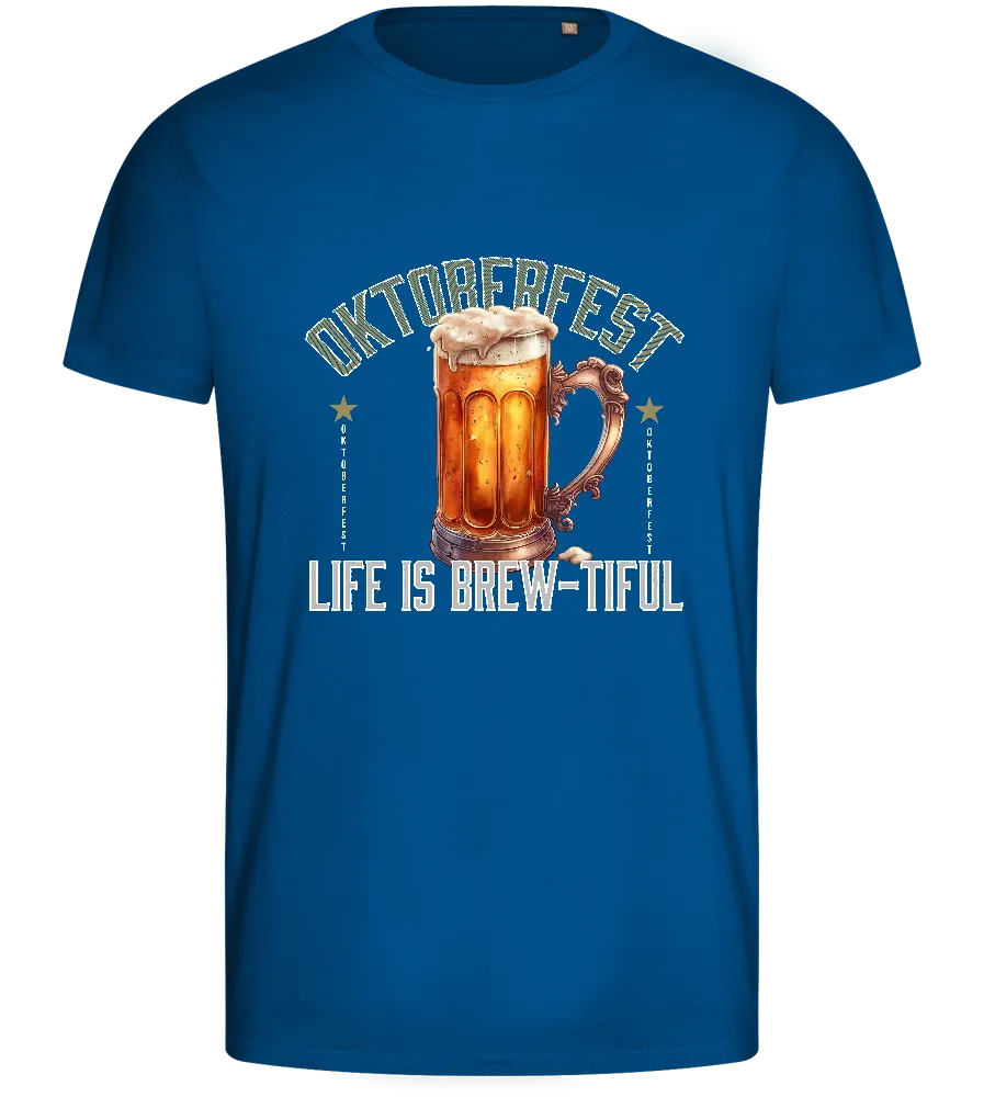 Life is Brew-tiful Design - Basic men's fitted t-shirt