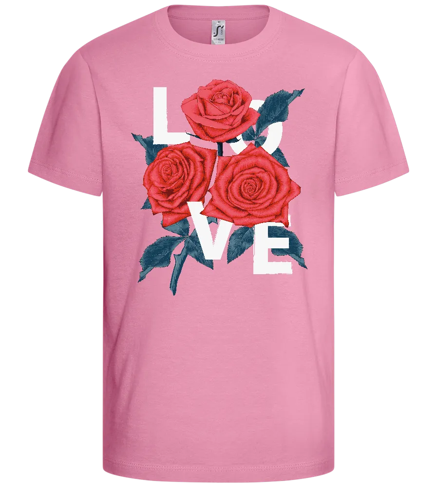 Love and Roses Design - Basic kids t-shirt