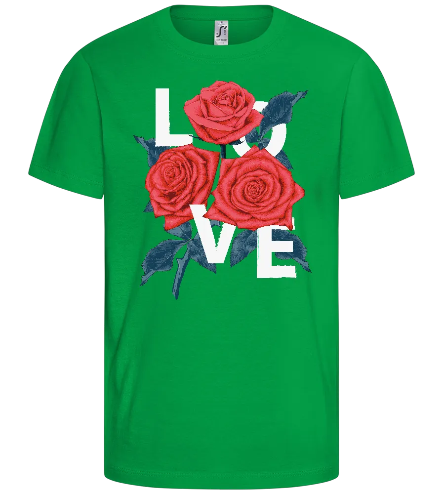 Love and Roses Design - Basic kids t-shirt