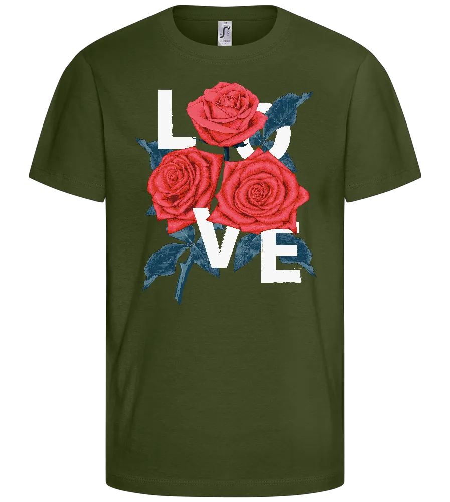 Love and Roses Design - Basic kids t-shirt