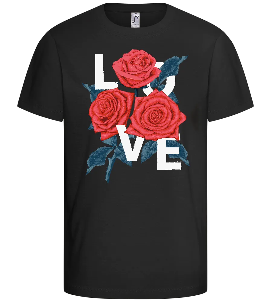 Love and Roses Design - Basic kids t-shirt