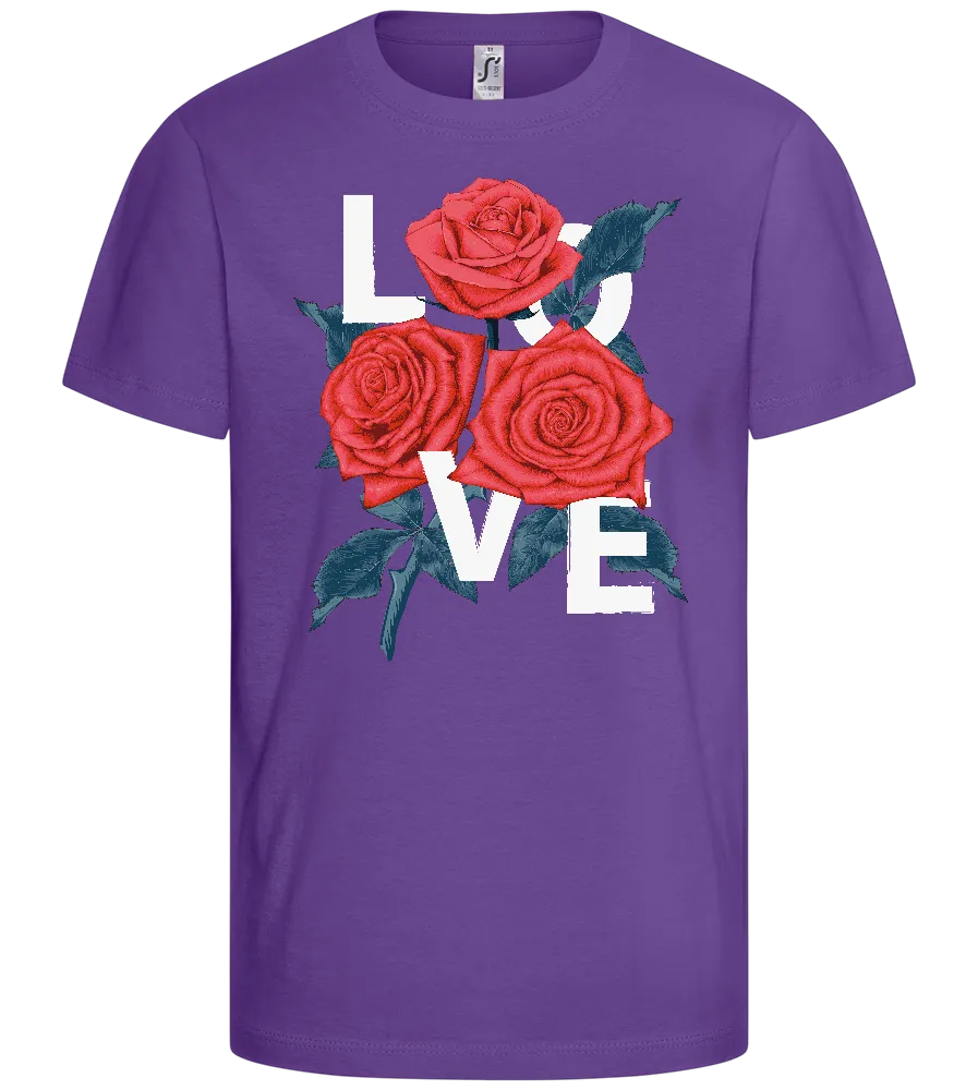 Love and Roses Design - Basic kids t-shirt