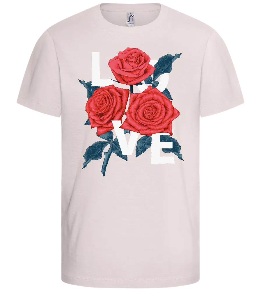 Love and Roses Design - Basic kids t-shirt