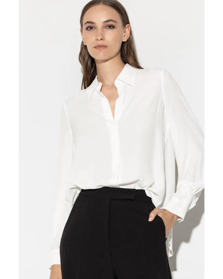 Luisa Cerano Silk Shirt Blouse