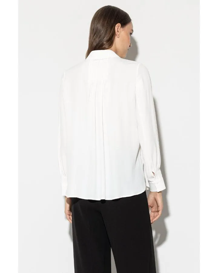 Luisa Cerano Silk Shirt Blouse