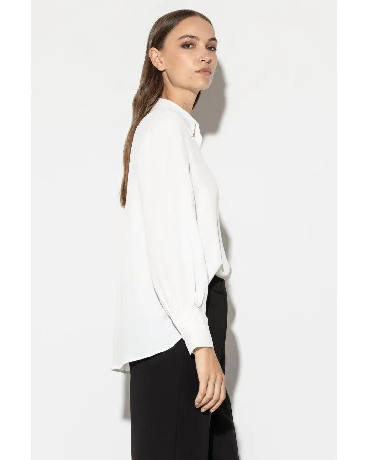 Luisa Cerano Silk Shirt Blouse