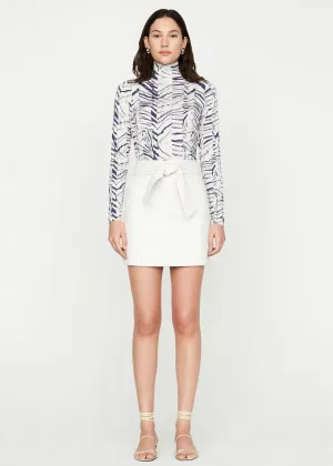 MARIE OLIVER Vallie Mini Skirt - Cloud