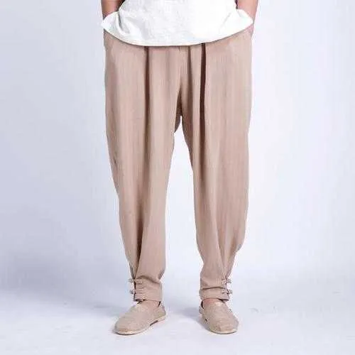 Men's Breathable Casual Small Feet Loose Haren Pants