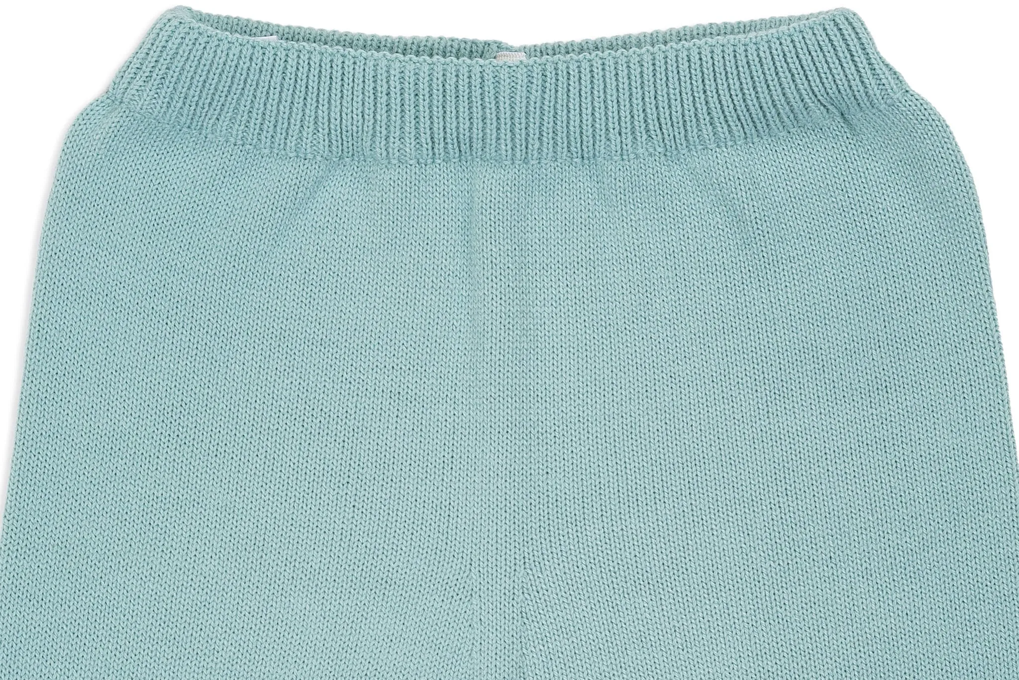 Mint & Ivory Detail Two-Piece Knit Set