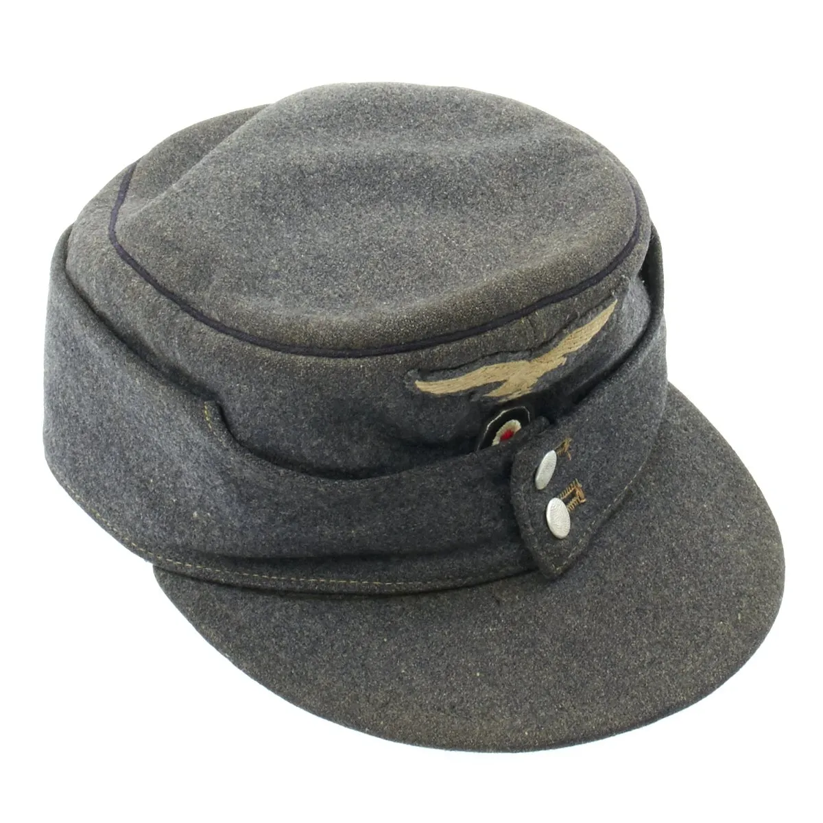 Original German Luftwaffe Engineer Corps M43 Einheitsmütze Wool Field Cap - Size 58