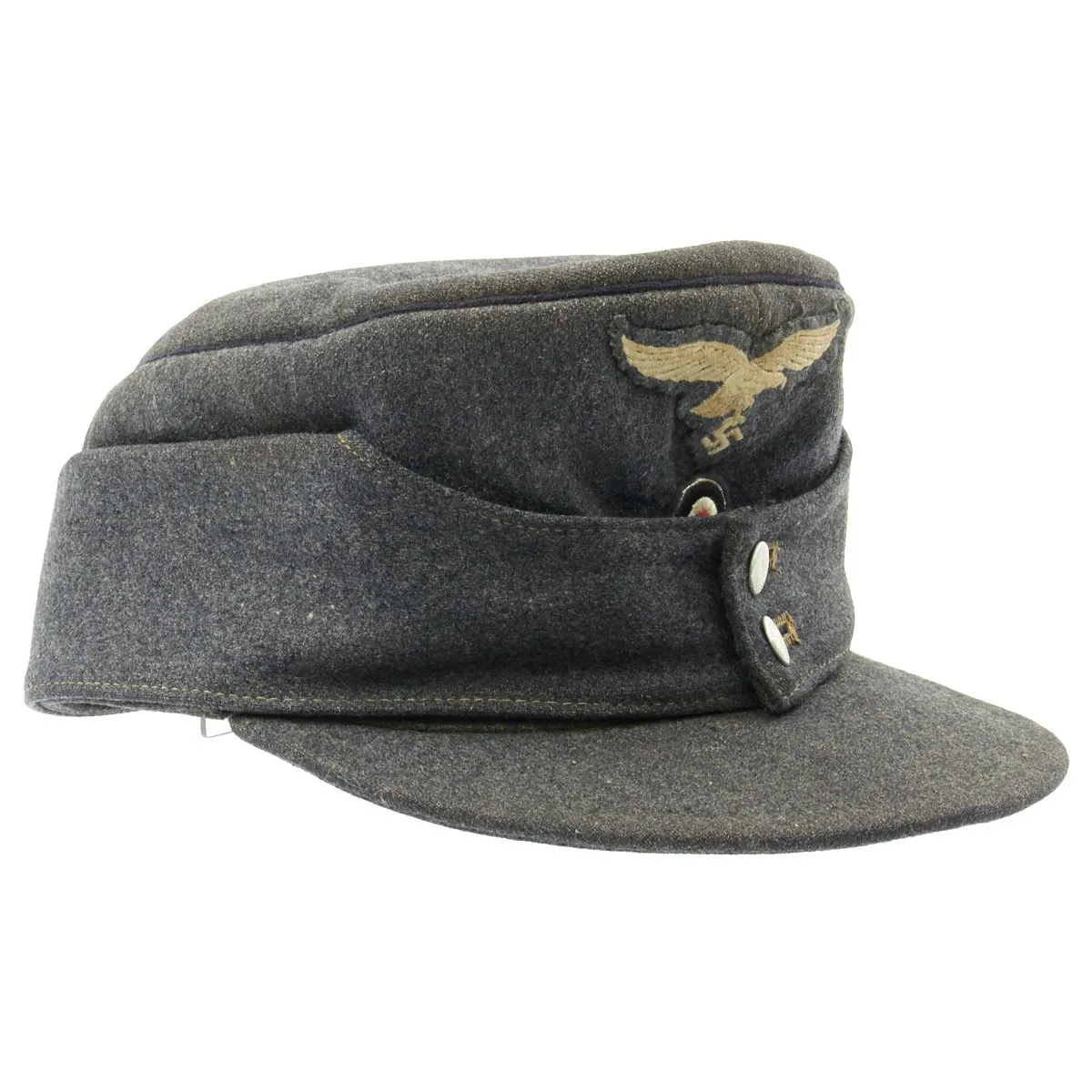 Original German Luftwaffe Engineer Corps M43 Einheitsmütze Wool Field Cap - Size 58