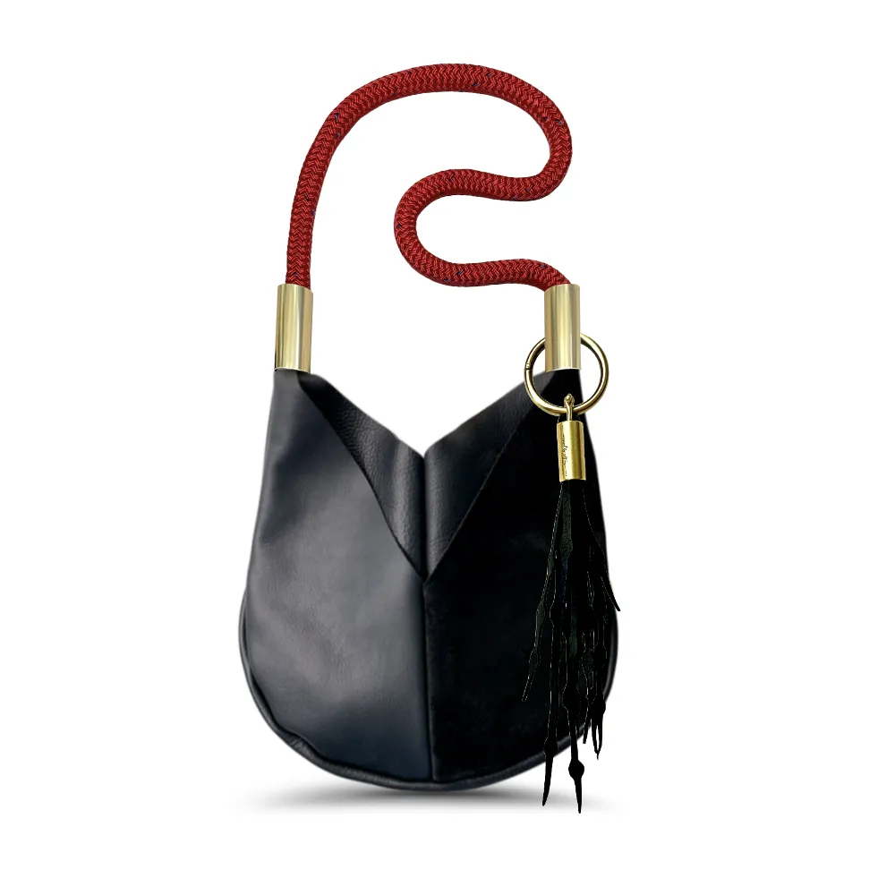 Original Wildwood Bag | Small Crossbody in Black Leather