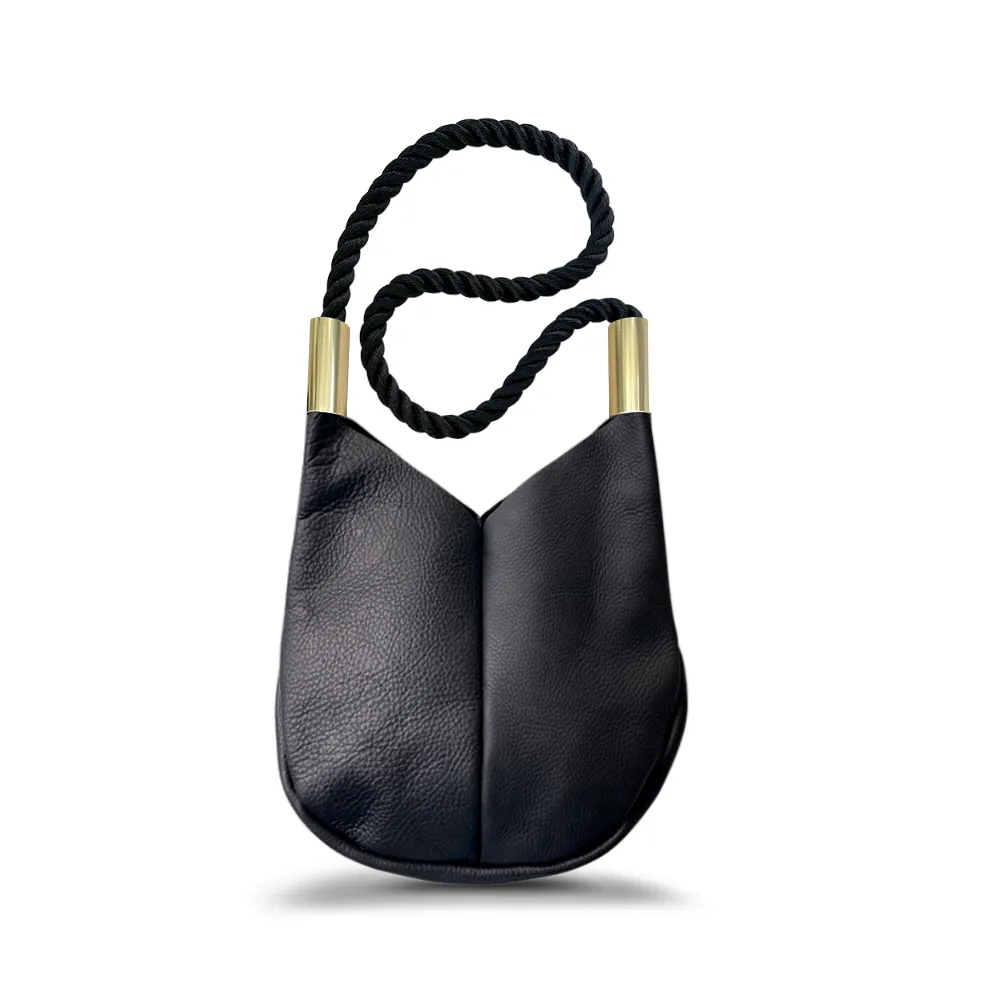 Original Wildwood Bag | Small Crossbody in Black Leather