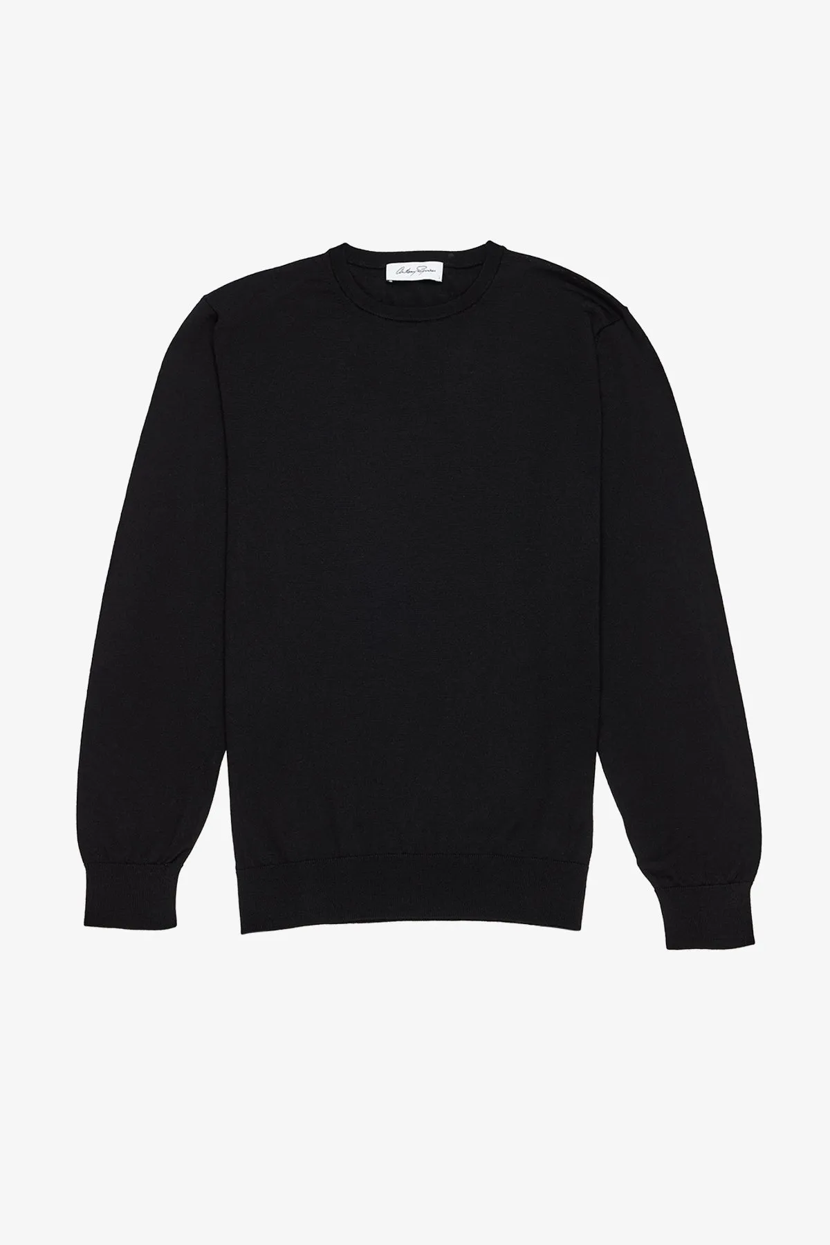 Oscar - Black Crewneck Knit