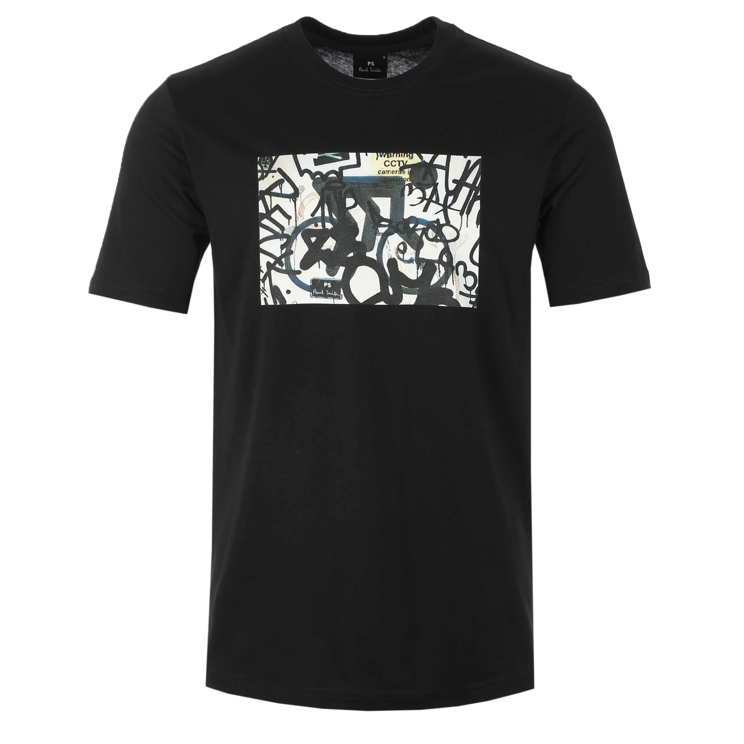 Paul Smith B&W Bike T Shirt in Black