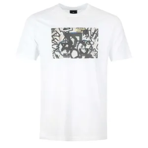 Paul Smith B&W Bike T Shirt in White