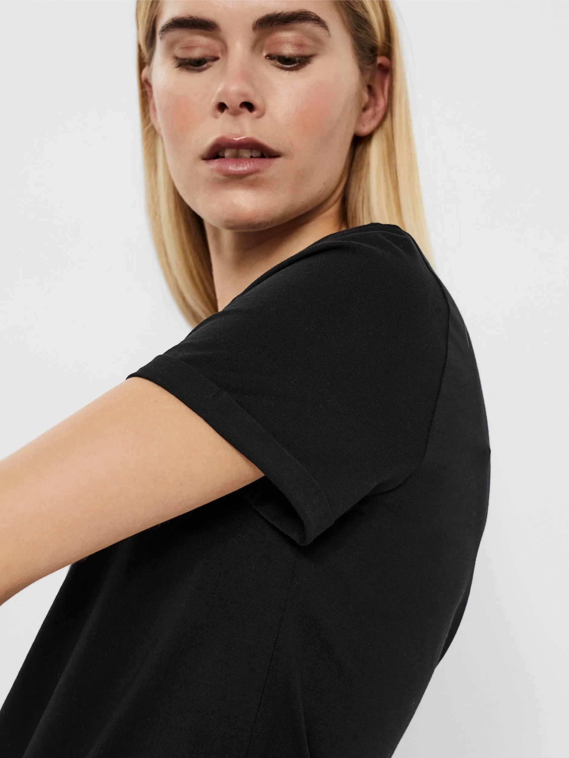 Paula 100% Cotton T-Shirt - Black