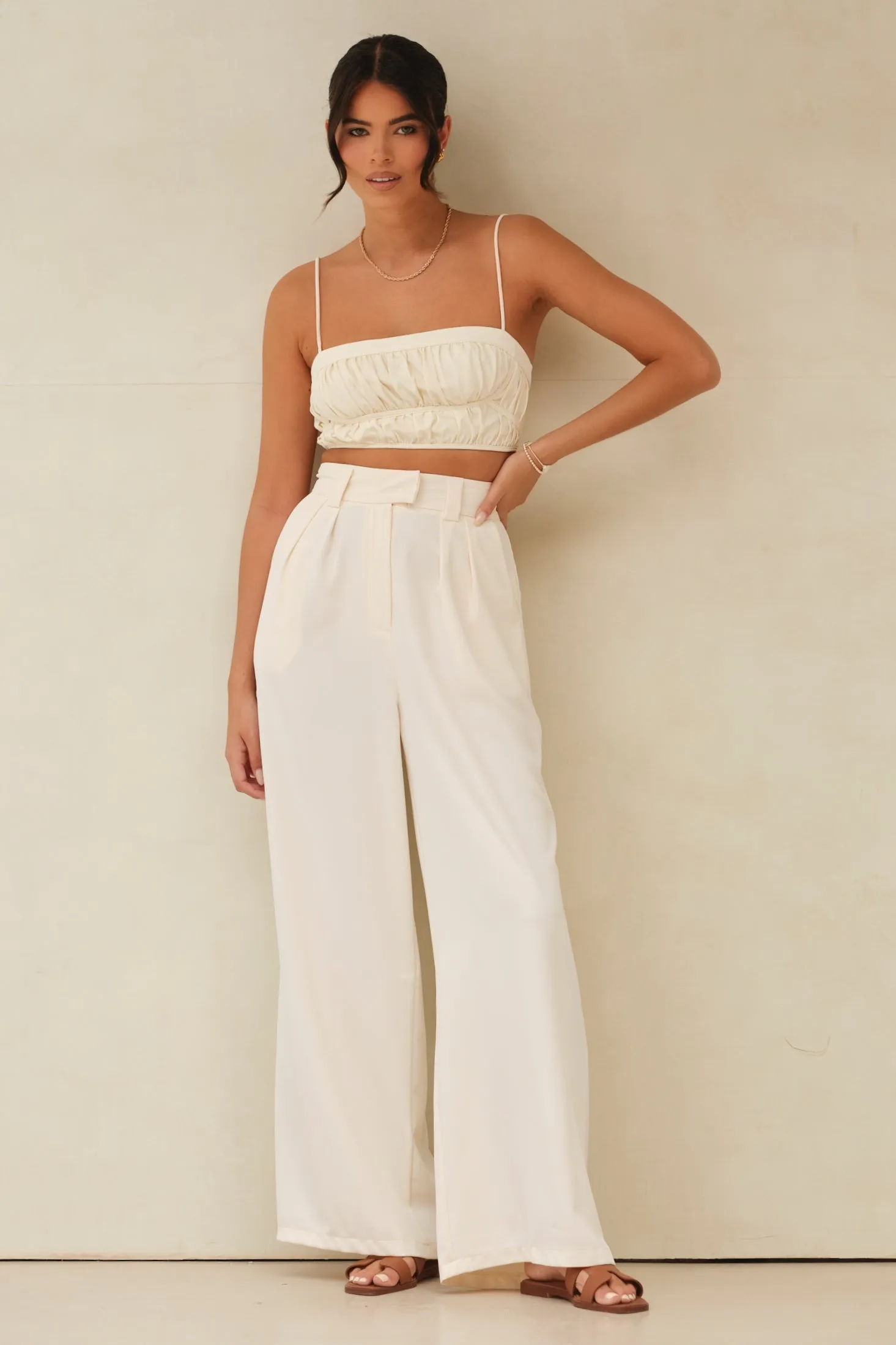 Penelope Top & Pants Co-ord White