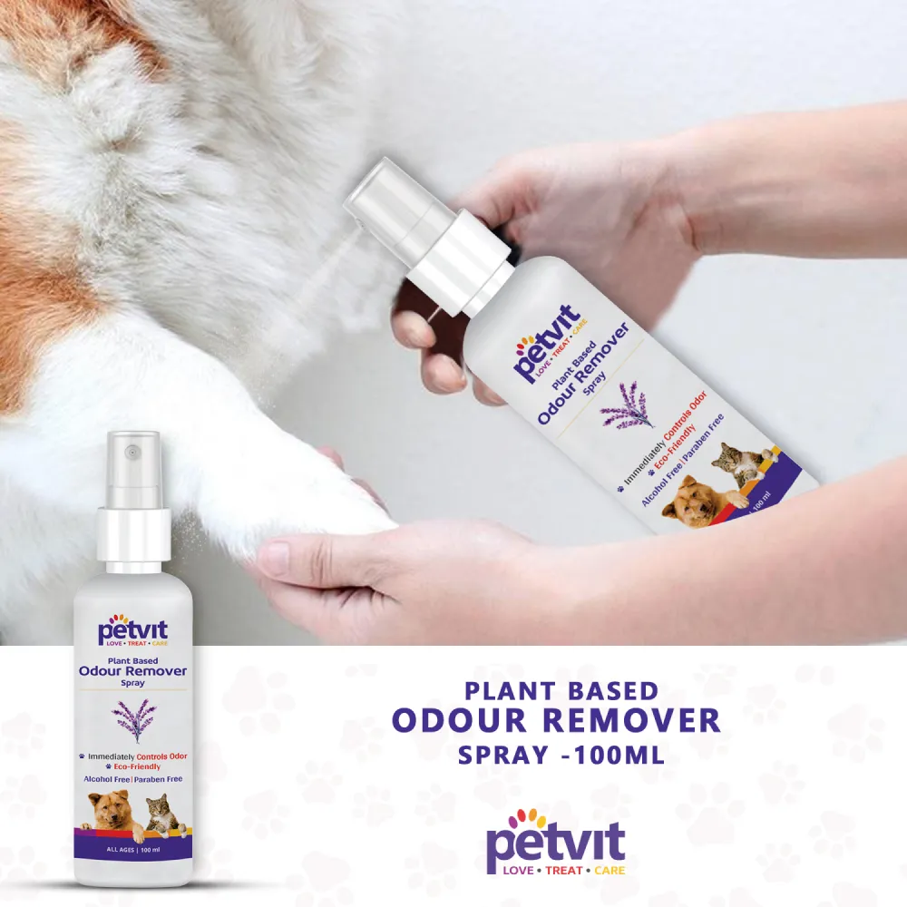 Petvit Odour Remover Spray for Dogs and Cats