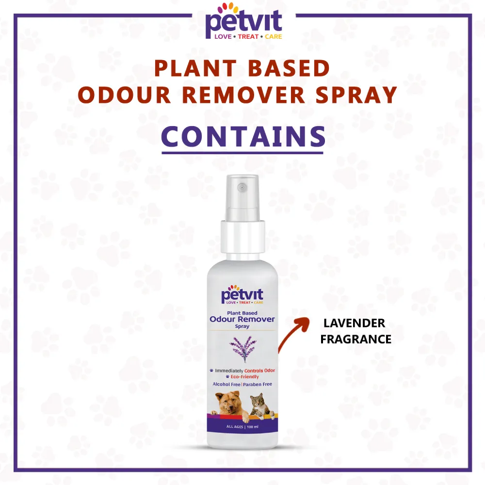 Petvit Odour Remover Spray for Dogs and Cats