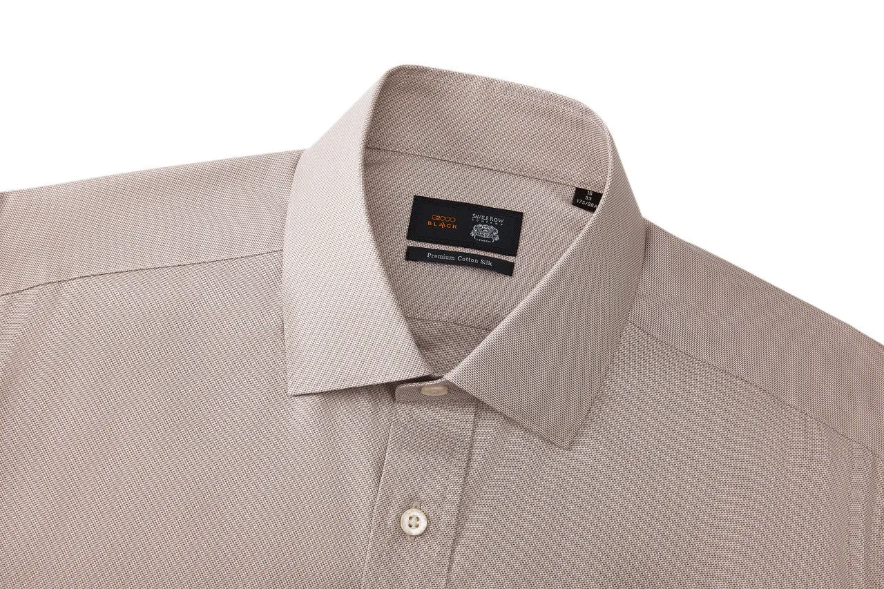 Premium Cotton Silk 2 Tone Shirt