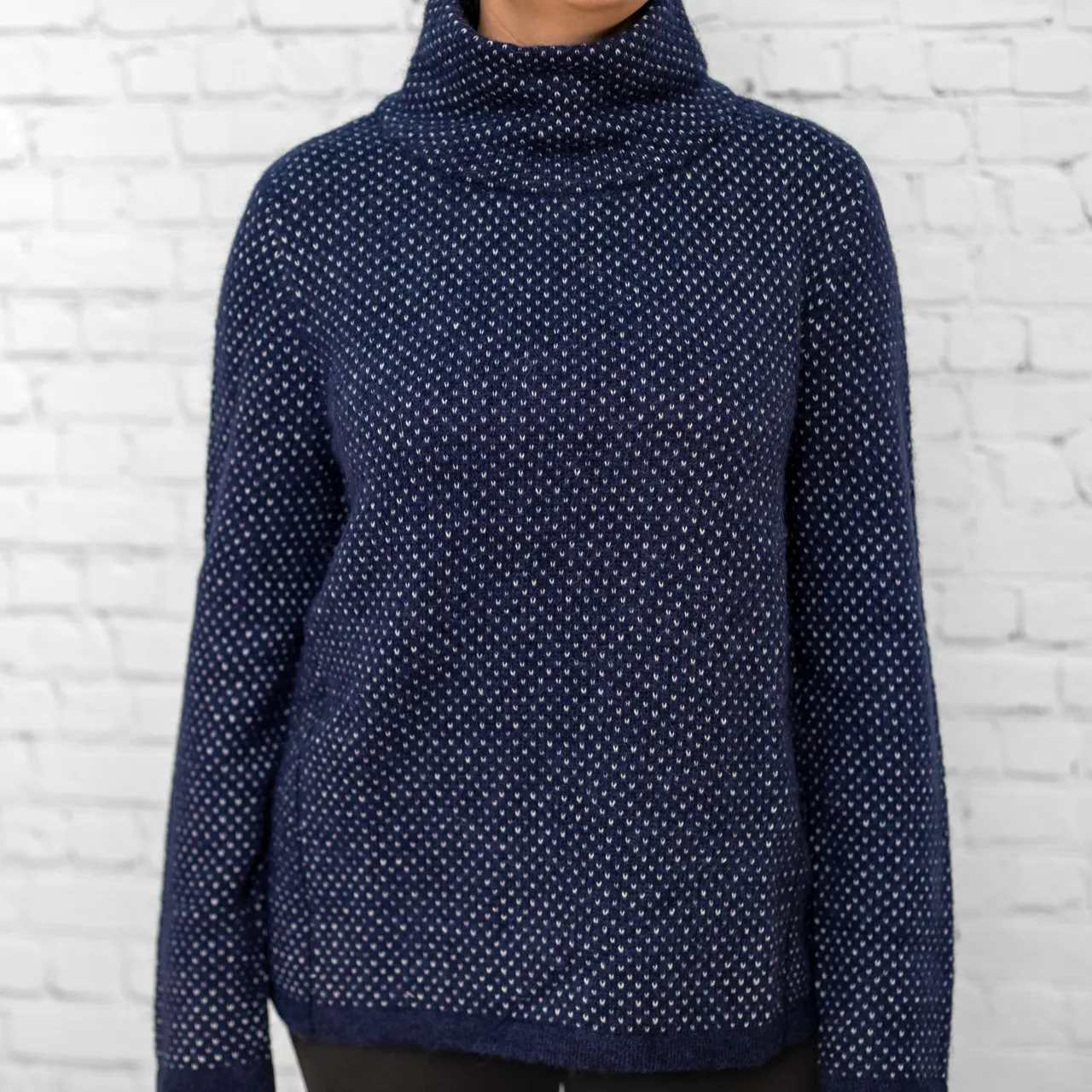 Selbu Mock Alpaca Sweater