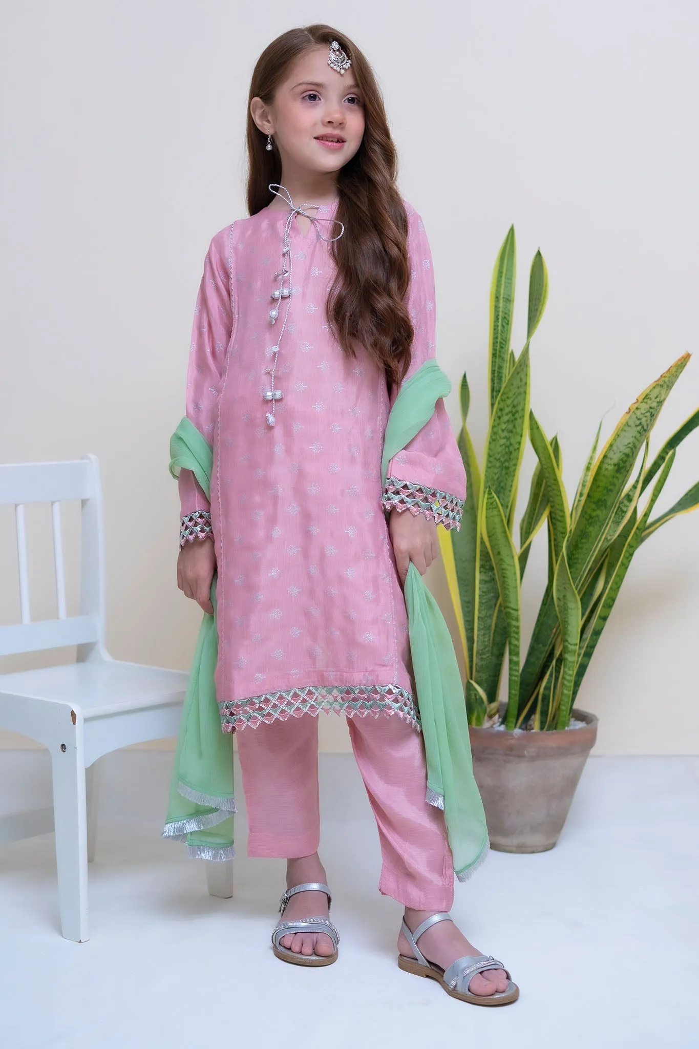 Shanzey Stitched 3 Piece Festive Emb Silk Vol-02 Collection'2024-SHK-2302