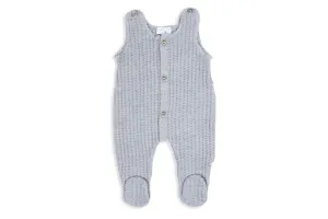 Taylor Merino Wool Grey Footed Romper