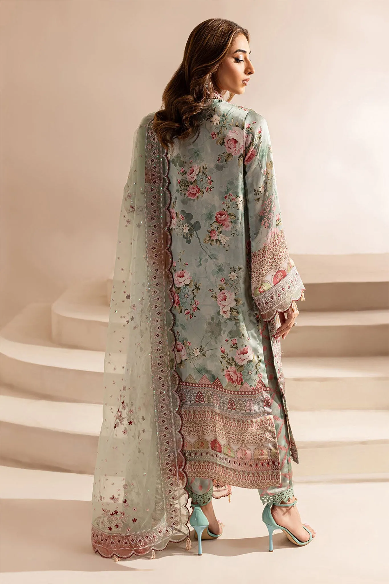 The Silk By Nureh Unstitched 3 Piece Emb Silk Collection'2024-S-16