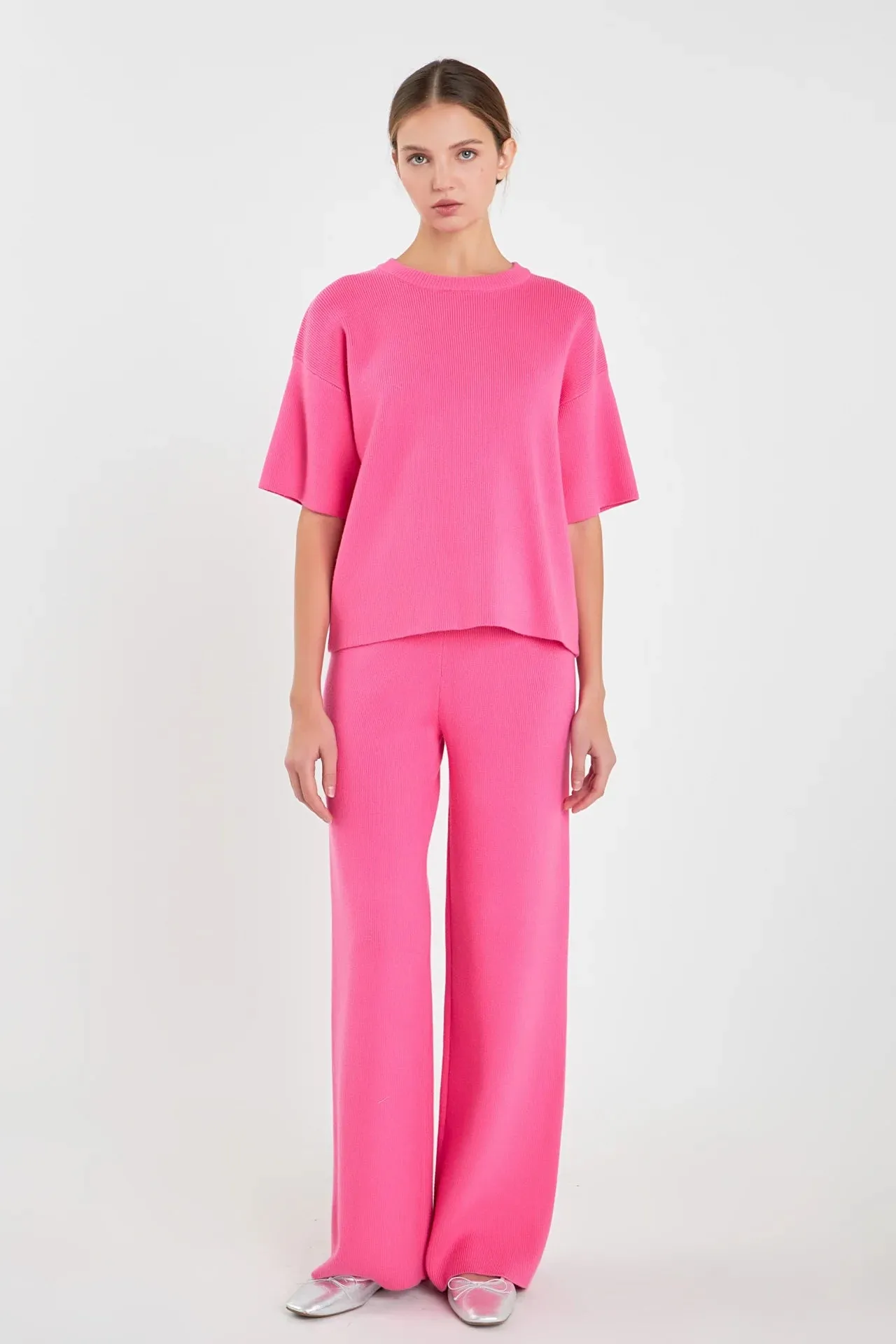 Think Pink Knit Pants - FINAL SALE