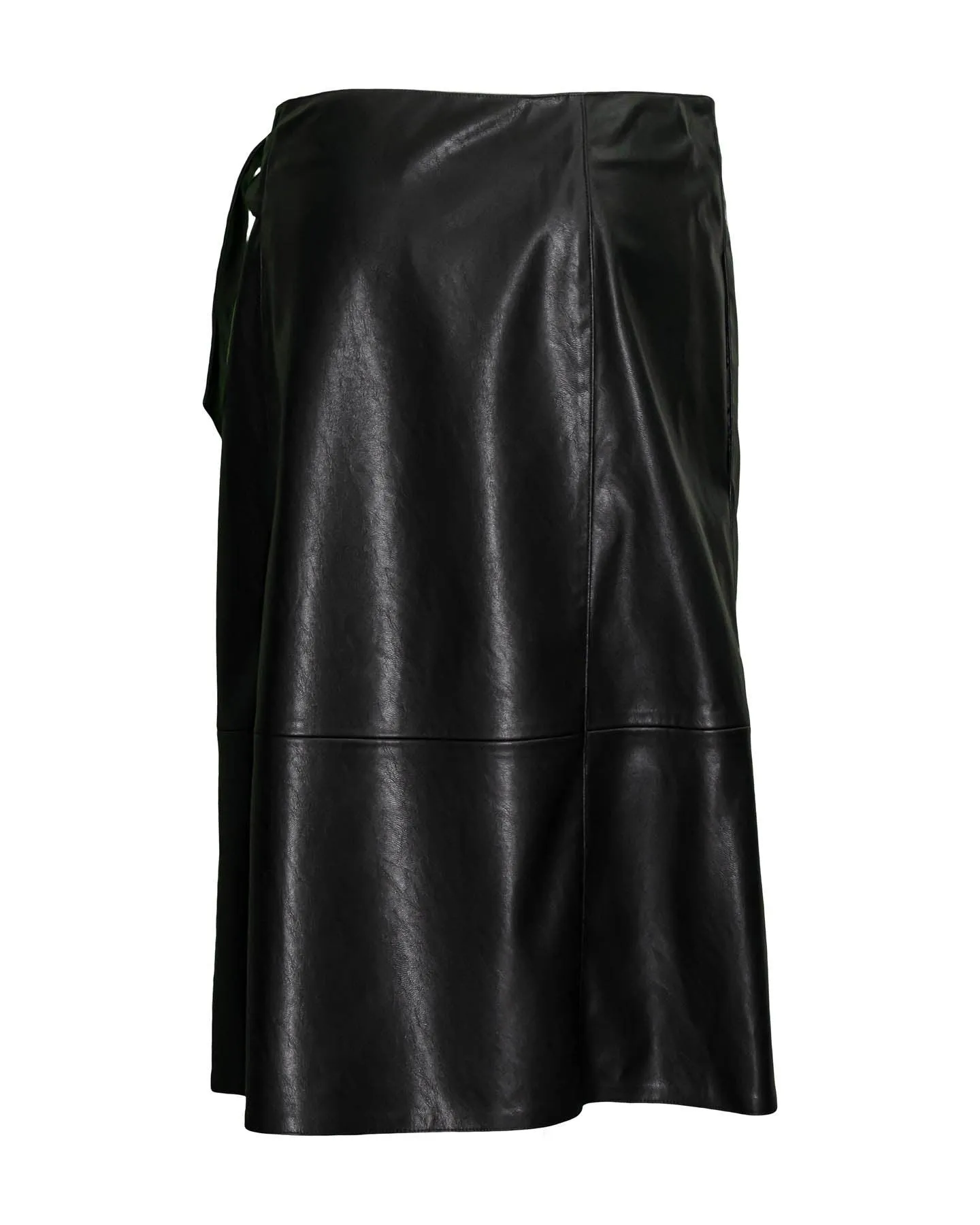 Vegan Leather Look Skirt