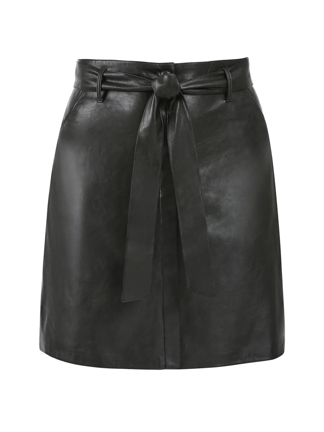 Vegan Leather Skirt