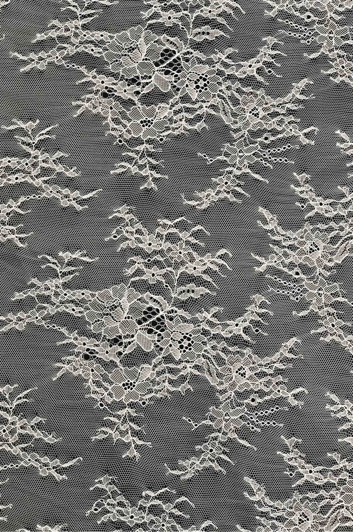 White French Plain Lace FLP-002/20 Fabric