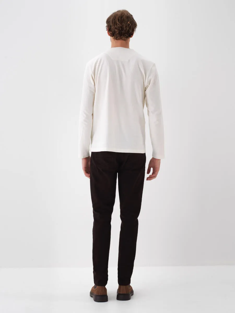 Xint Cotton Basic Off White T-shirt